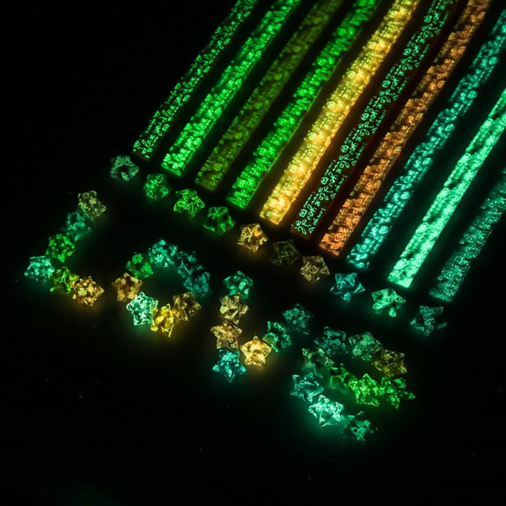 2023 Colorful Glitter Lucky Decorative for DIY Arts Craft Origami Paper Craft Paper Stars Paper