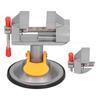 360 Degree Swivel Mini Bench Vise Suction Cup Base Adjustable Clamping Drill Press Vise Aluminum Alloy Suction Vise