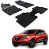 Custom 3D Floor Mats Renault Kadjar from 2015 Premium Water-Resistant Rubber
