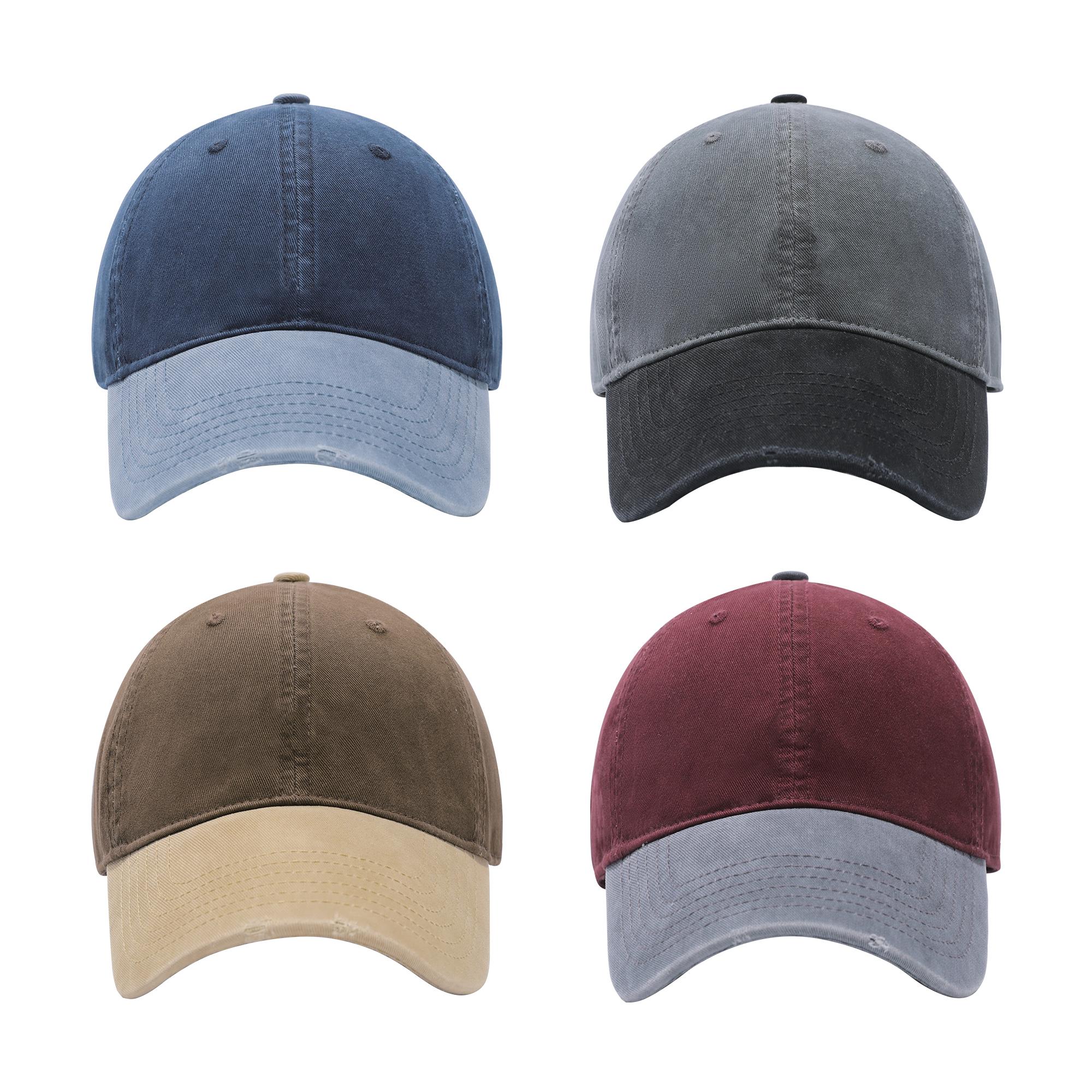 My Extreme Outdoor Activities Women's 2-Tone Colorblock Distressed Baseball Caphat Dad Vintage Lookadjustable Outdoor Sports 2026 Cm
