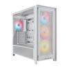 PC Case - CORSAIR - FRAME 5000D Mid-Tower Airflow Case - Radiator Up To 420 Mm - White