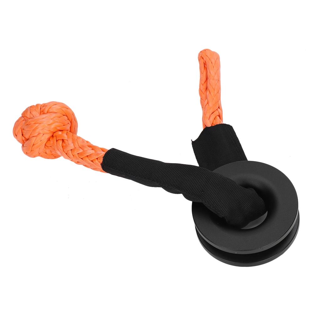 Recovery Winch Rope Set Aluminum Alloy Nylon Rope Soft Shackle Recovery Kit for Vehicle