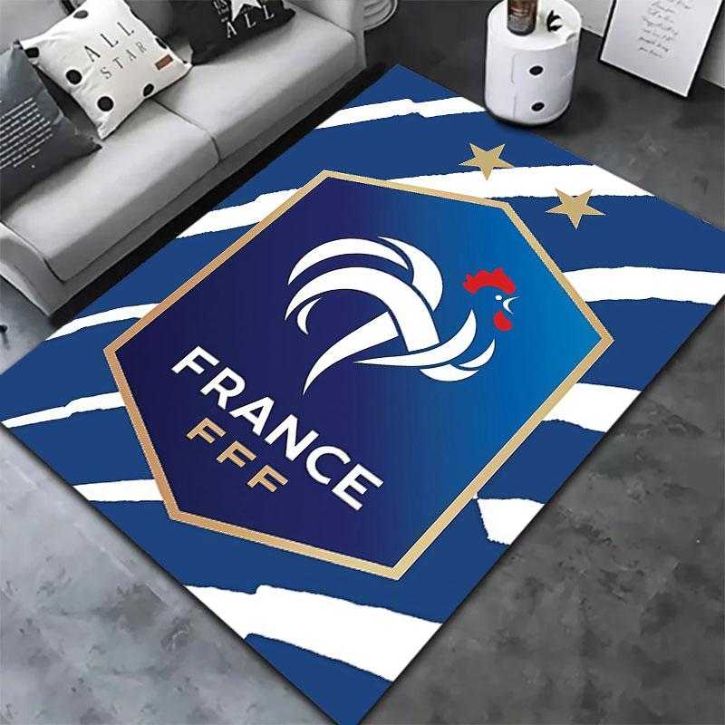 France National Football Team Carpet Rug for Living Room Bedroom Home Sofa Decoration,Kids Play Non-slip Floor Mat