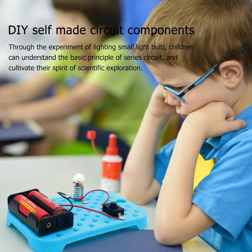 Physical Science Experiments DIY Circuit Kit Excellent ABS and Electronic Components Intelligence Develop Learning Toys