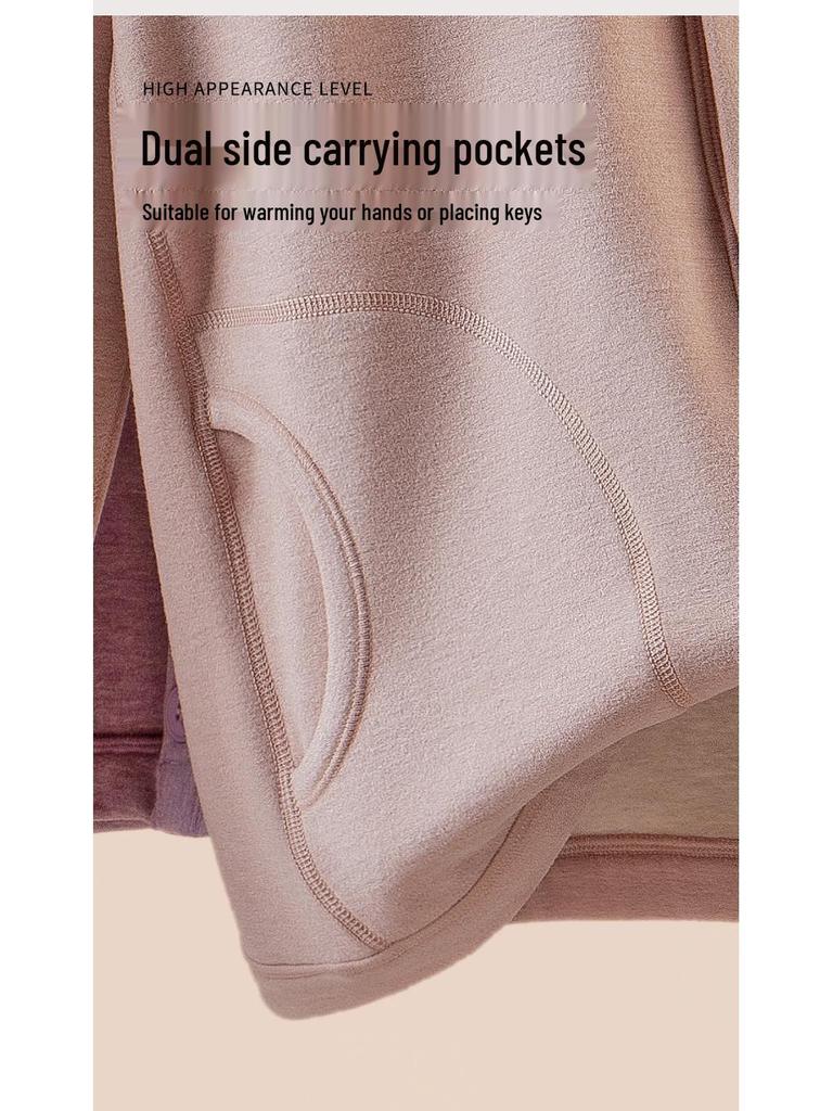 Damski kardigan z jedwabnej wełny z podszewką z polaru – Ciepły, gruby, bezrękawnik z długim rękawem na jesień/zimę na zewnątrz