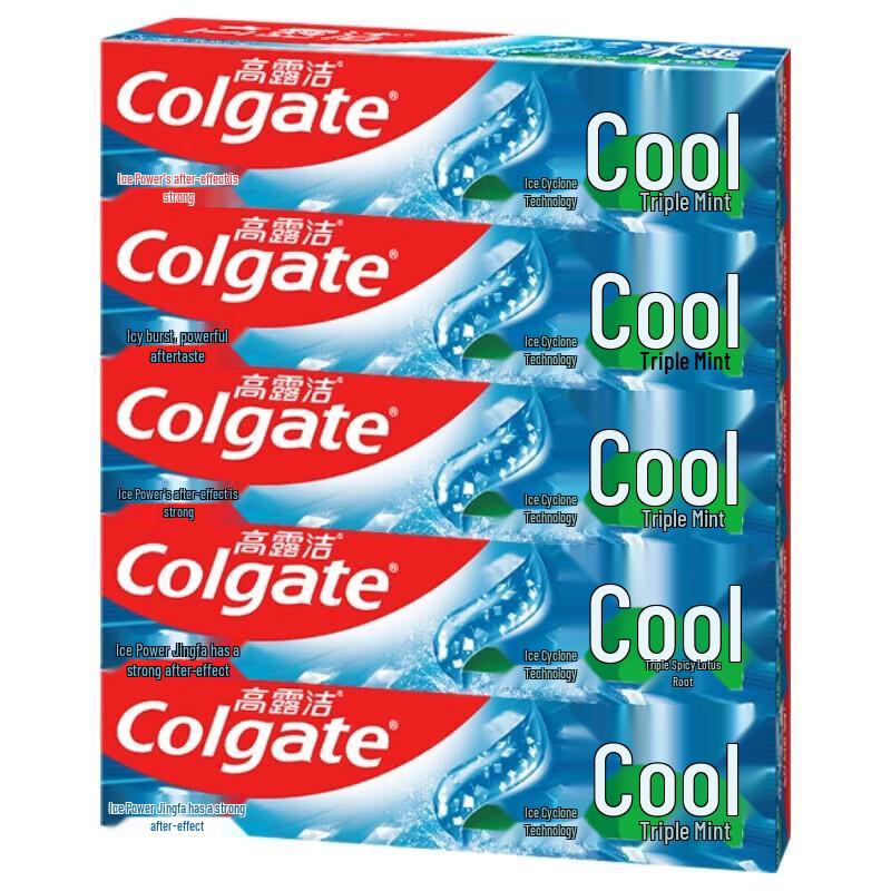 Colgate Triple Action Mint Toothpaste 120g (5-Pack)