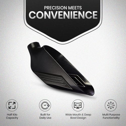 Rattleware Bean Scale Coffee Scoop, Black