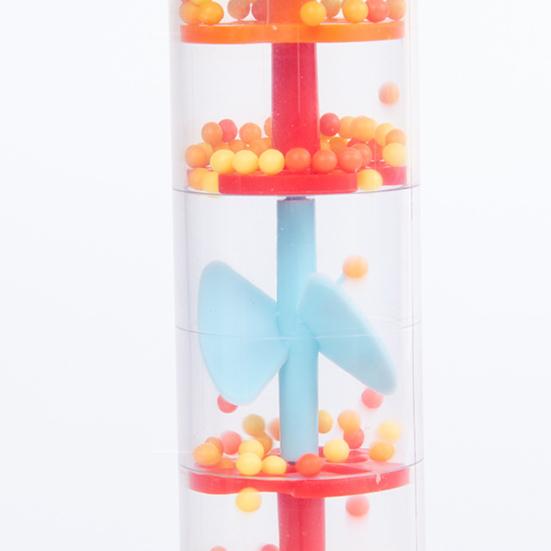 Jucărie Picături de ploaie cu mărgele Producător de ploaie Agitator tubul senzorial pentru dezvoltare Bebeluși Copii mici Zrăgănitoare de ploaie Muzical