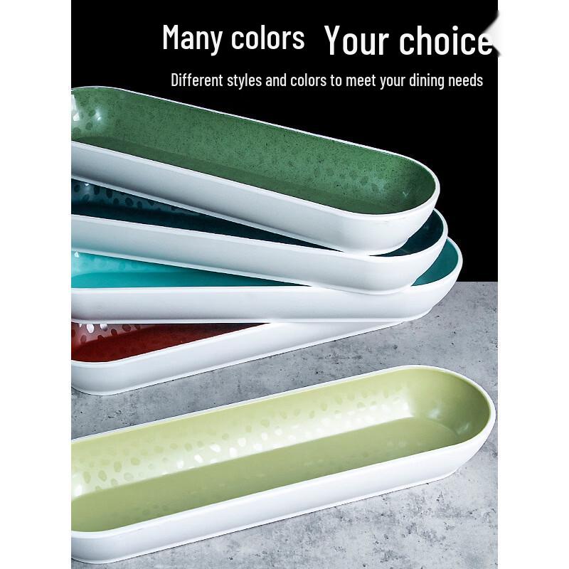 Handun Japanese Style Melamine Oval Plate