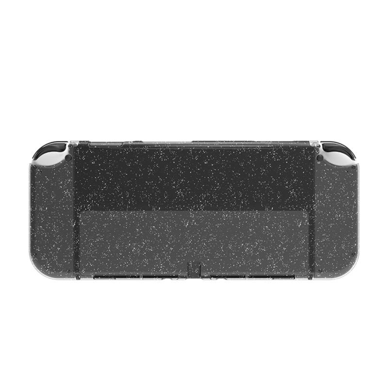 Transparent Glitter Crystal Protective Case Scratch-proof Ergonomic Shells Compatible For Switch