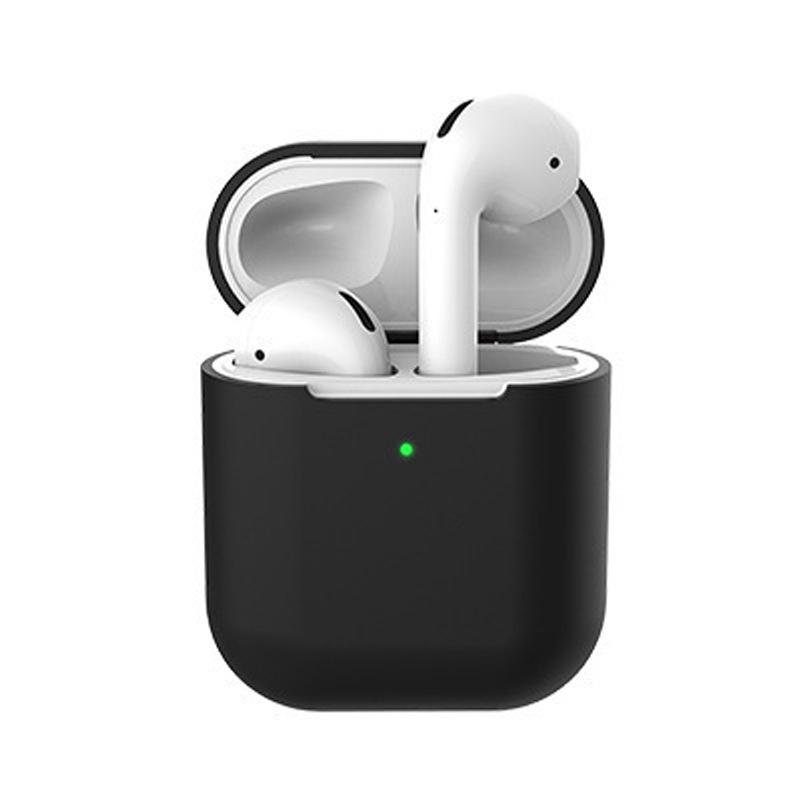 Silicone Protective Cover for AirPods 1st & 2nd Generation - Anti-Fall Soft Case