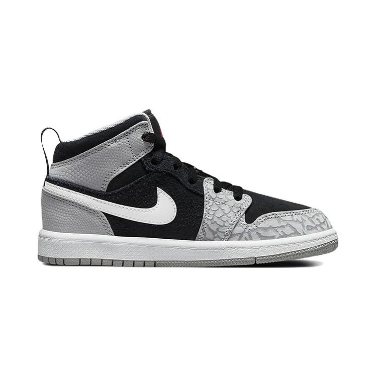 (PS) Air Jordan 1 Mid SE 'Elephant Toe' Kids' DM6215-016
