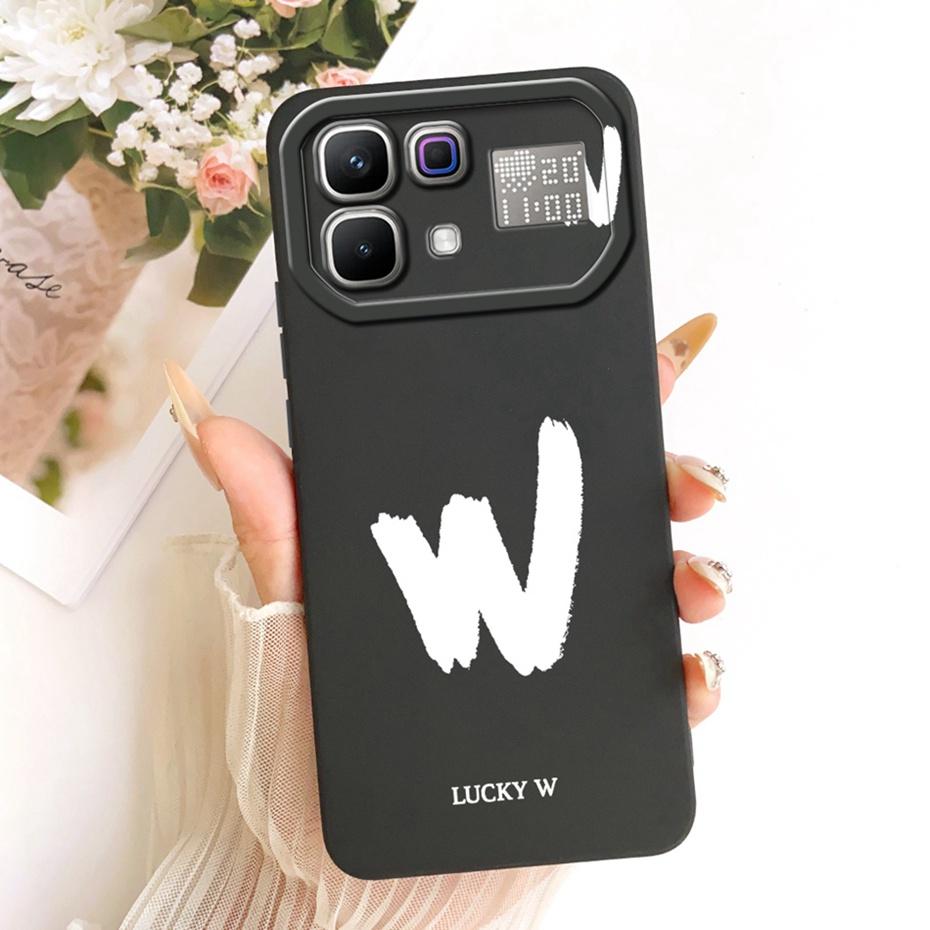 New Fashion Letter Phone Case For Infinix Note 60 Pro X6878 X6879 Soft Silicone Cases For Infinix Note 60 5G Note60 Pro Bumpers
