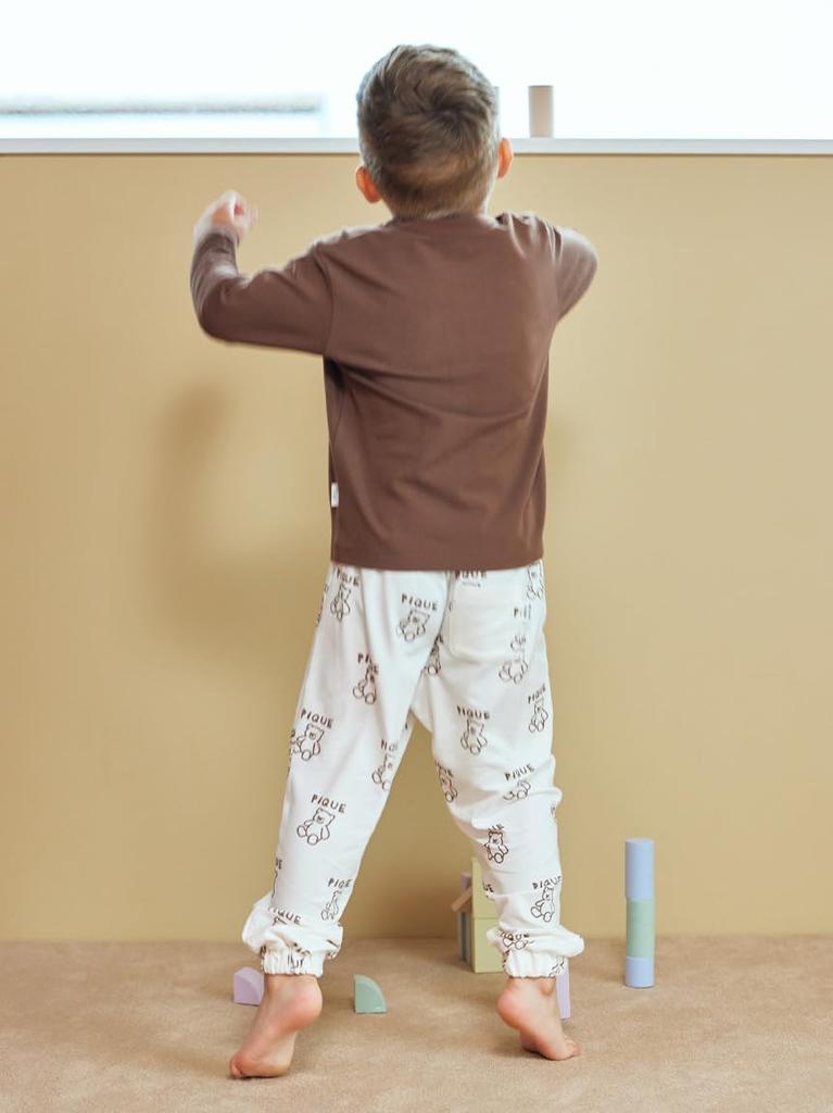 Gelato Pique Kids Painted Long PKCT254493BRW100 One-Point T-Shirt