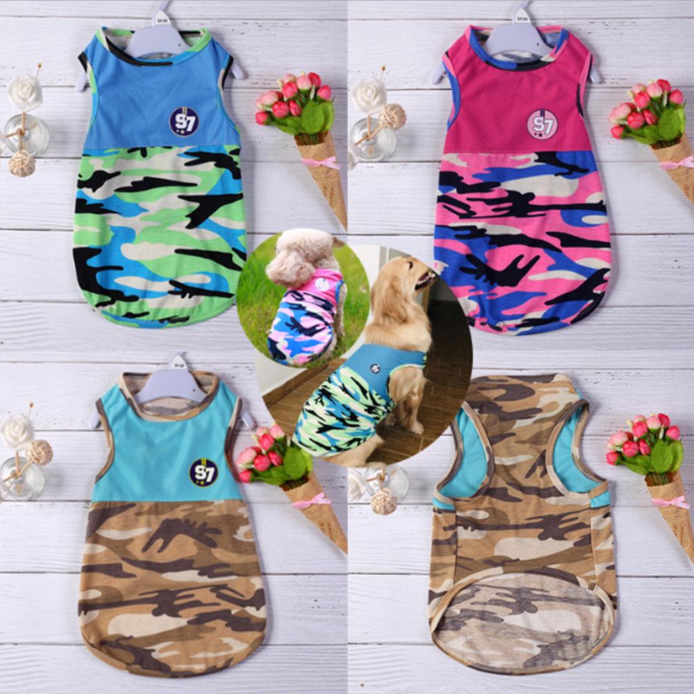 

Dog Clothing Summer Vest Pet Teddy Small Dog Golden Retriever Big Dog T Shirt Type 1