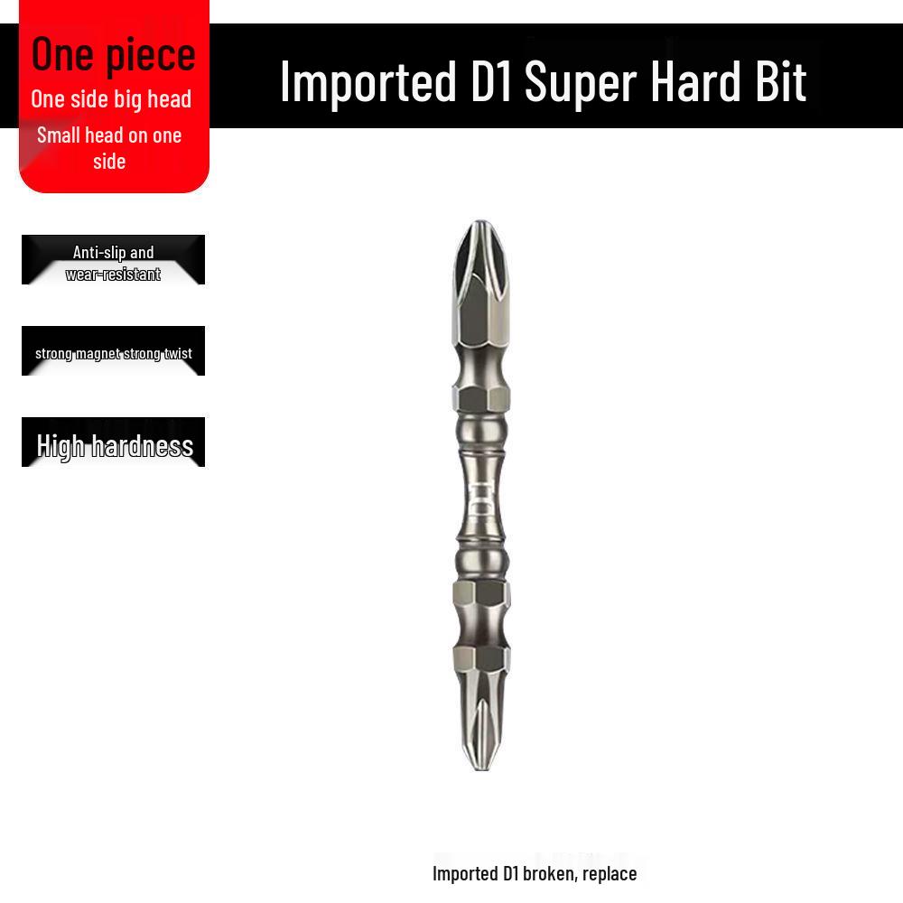 High-Hardness German-Style Phillips Screwdriver Bits with Strong Magnetic Anti-Slip Ring for Electric and Air Screwdrivers