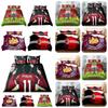 Football-themed Bedding Set Includes Duvet Cover And Pillowcase Polyester Material