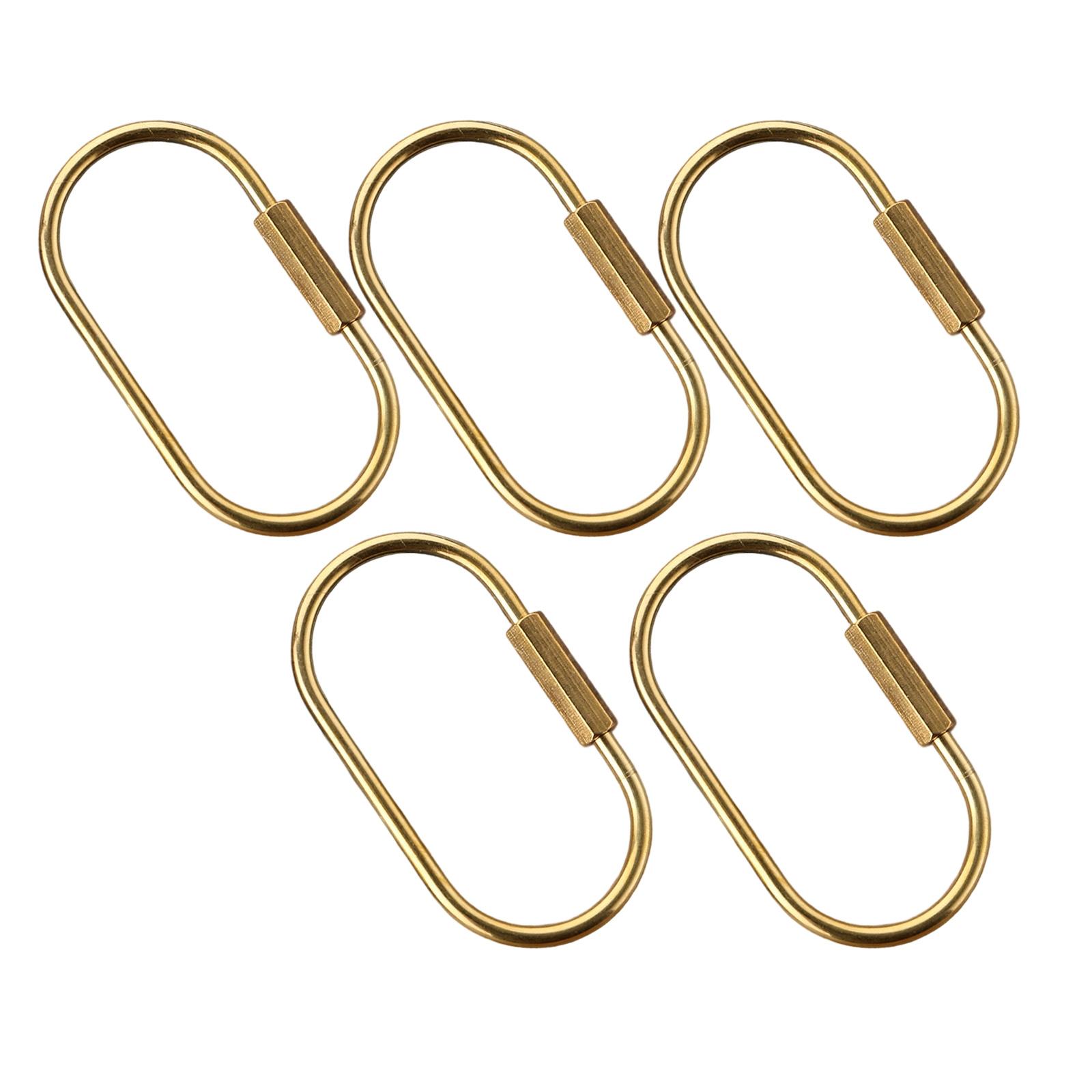 

5PCS Keychain Making Part Keychain Enhancement Link Keychain Accessories Keychain Charm for Comfortable Handling B