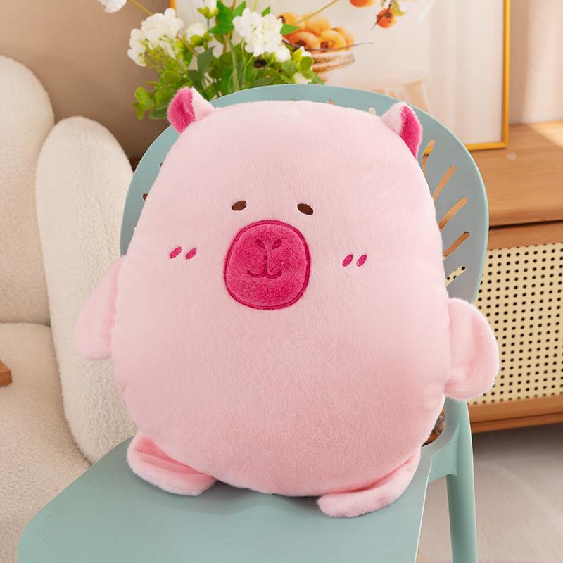 Capybara Plush Hand Warmer Pillow - Cute Winter Doll for Students