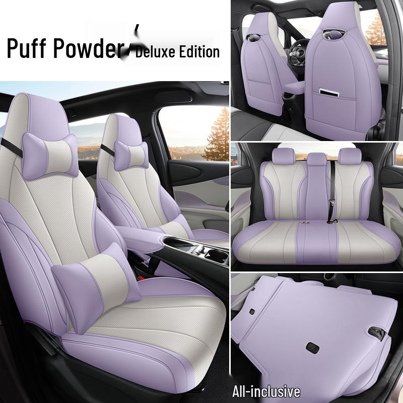 BYD Dolphin Universal Leather Car Seat Cover - All Seasons, Full Coverage