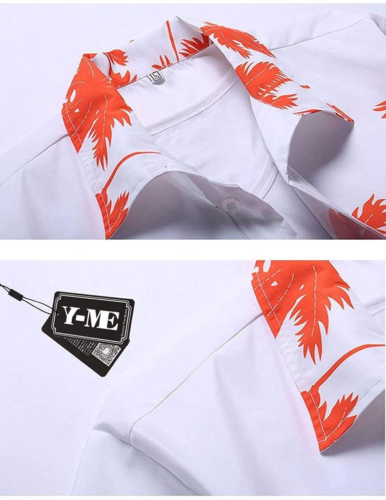Summer Short Sleeve Aloha Beach Size 5XL Y-ME Shirt, Shirt, Shirt, Stylish, Breathable, Blue,