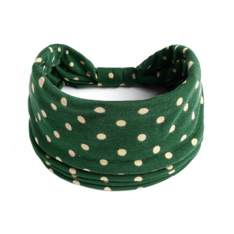 Haarschmuck Retro Haarband Dicke Breite Stirnbänder Turban Workout Bedrucktes Stirnband Kopfwickel für Damen Yoga Sport Haarband