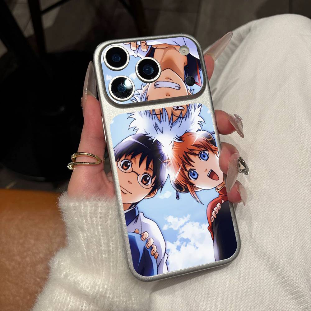 Funny Anime GINTAMA Protective Back Wrap Skin Decal Sticker For IPhone 17 Pro 17 Pro Max