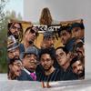 Rapper Eminem Hip Hop Rap God Flannel Blanket,Ultra Soft Warm Plush Throw for Home Bedroom Bed Sofa Cover Office Camping Picnic