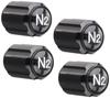 HASEPRO CAV-1N2 Magiczny Karbon Kapsel Zaworu Powietrza N2 (Gaz azotowy) czarny
