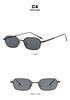 Trendy Polygonal Metal Sunglasses 2024 - High-End UV Protection for Women