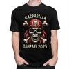 Custom Gasparilla 2025 Pirate Skull Cross T Shirts Men ShortSleeve Tshirts Streetwear Tee Pure Cotton Oversized Tshirts Gift