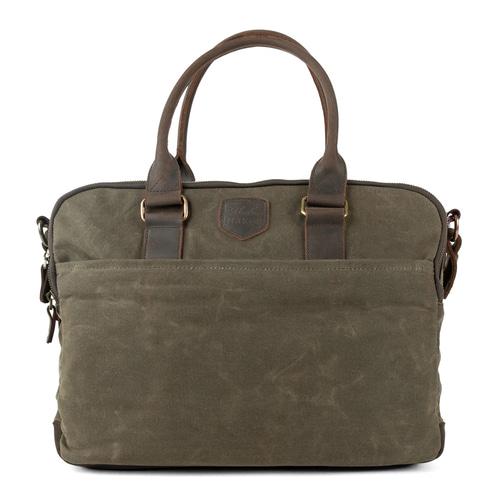 Alaskan Maker Anchorage Two-Way Waxed Canvas Laptop Bag