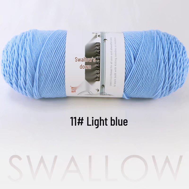 Large Skein 5-Ply Milk Cotton Yarn: Luxurious Plush for Doll Making & Seat Cushions, Available in 80 Colors