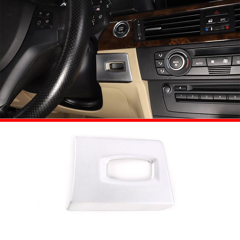 ABS Silver For BMW 3 Series E90 2005-2012 Car Interior Decoration Cover Stickers Dashboard Console Gear Shift Door Handle Trim