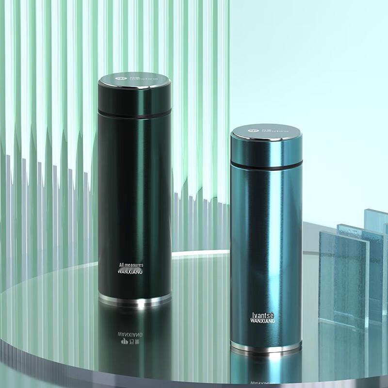 WANXIANG Portable Borosilicate Glass Water Bottle