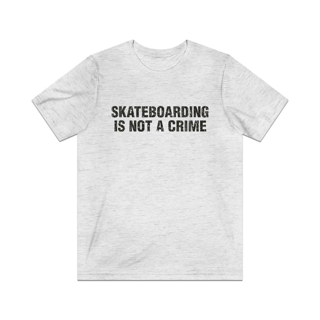 Skateboarding is Not a Crime 1988 Vintage Men s T shirt XL