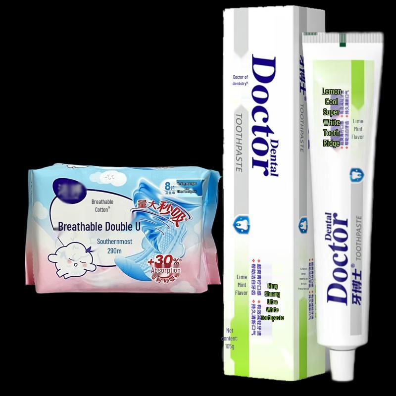 

Dr. Dental Toothpaste & JT Sanitary Napkin Bundle
