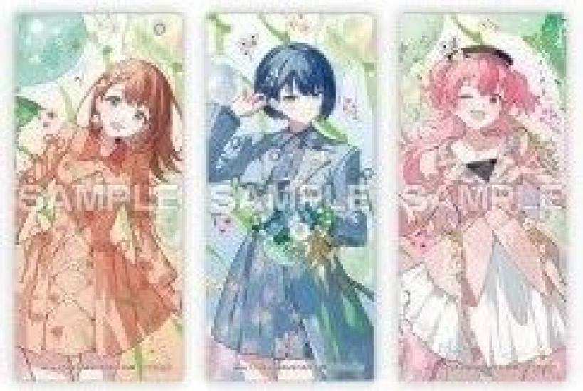 

More More Jump Прозрачные закладки Набор из 3 Киритани Момои Project Sekai 4-я годовщина День благодарения Памятный Аниме Ярмарка Лимитированный Бонус