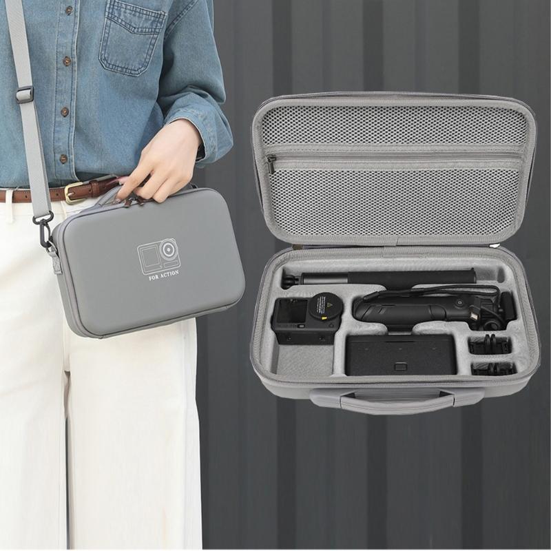 Action Camera Shoulder Bag for Action 6 Multiple Device Compatibility Accessories Organiser Case Outdoor Use