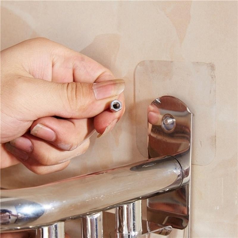 5/10 ks Šrouby zdarma Samolepící závěsné háčky Křížový steh pro malování Fotorámeček Bez díry Víceúčelové pevné nástěnné háčky