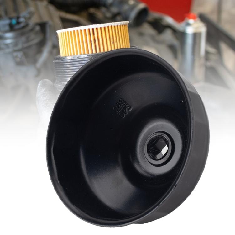 Automotive Oil Filter Wrench 86mm 16 Flutes Oil Filter Removal Tool Garage Oil Filter Tool Simple to Operate for Car 