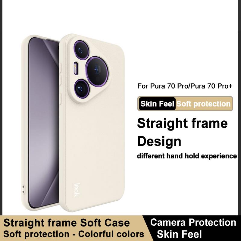 IMAK UC-4 Series For Huawei Pura 70 Pro/Pura 70 Pro+ TPU Case Straight Edge Phone Protector Cover