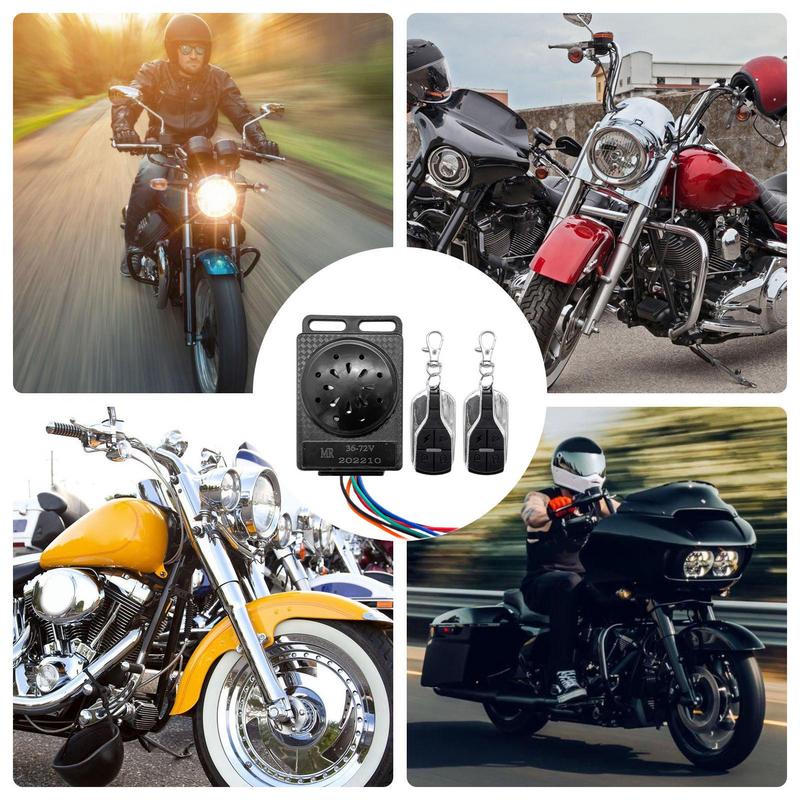 Diebstahlschutz Roller Alarm Sicherheitsalarmsystem Doppelfernbedienung Sicherheit Einbruchmelder Fernbedienung Motorrad Sicherheitskit