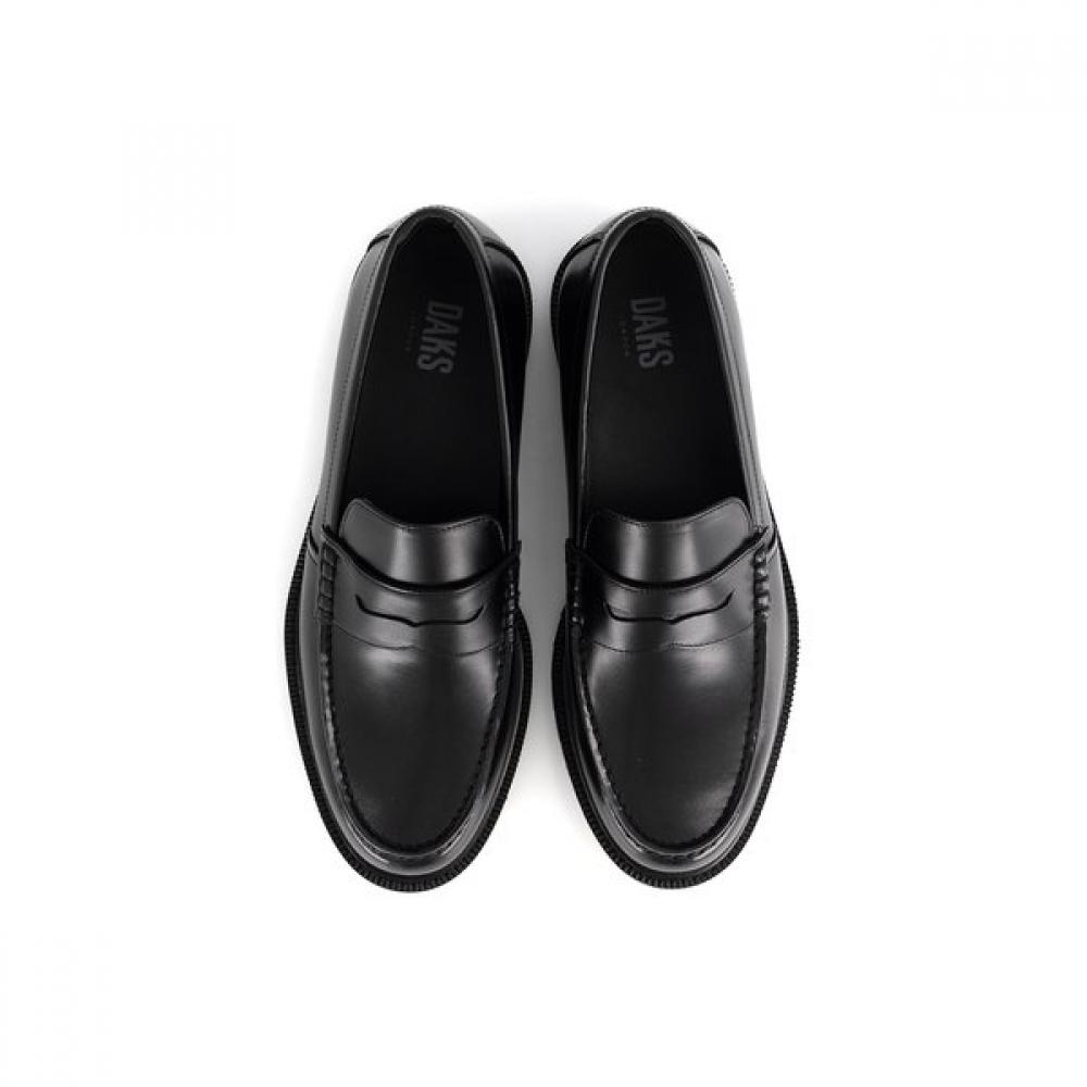DakS Men S Comfort Penny Loafer Black dmm513kS10