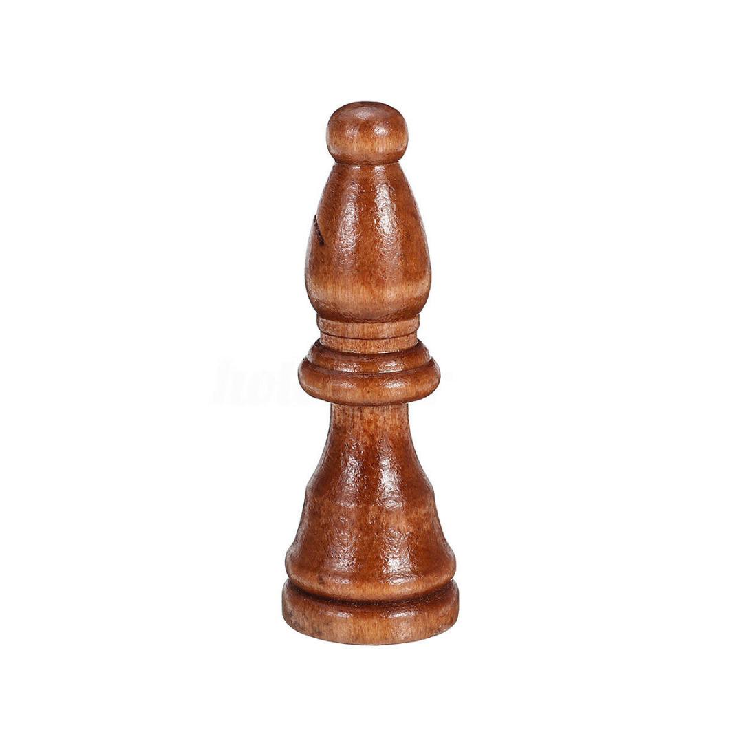 Jeu D'échecs Sculpté Main – Pièces Bois Pondérées – Roi 3.5'' – ZoneMoksha