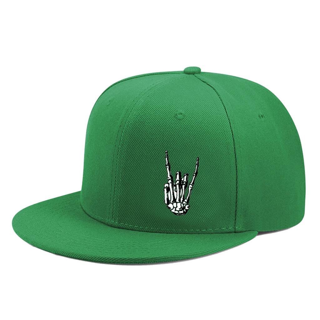 Chapeaux Hip-hop unisexes imprimés avec doigts squelette, casquettes de Baseball décontractées réglables pour l'extérieur,