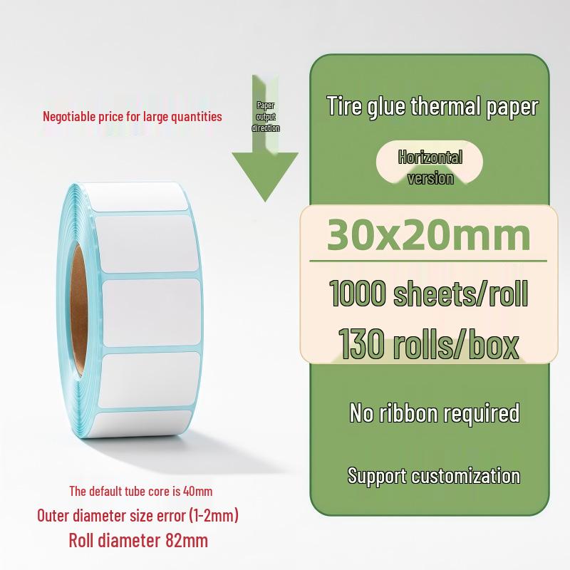 Samoprzylepne etykiety termiczne na kody kreskowe 100×150 mm - Trwałe i wodoodporne do logistyki