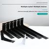 1/2Pcs Black/White/Silver Stainless Steel Corner Code Triangle Bracket Load-Bearing Bracket Wall Fixed Corner Storage Rack