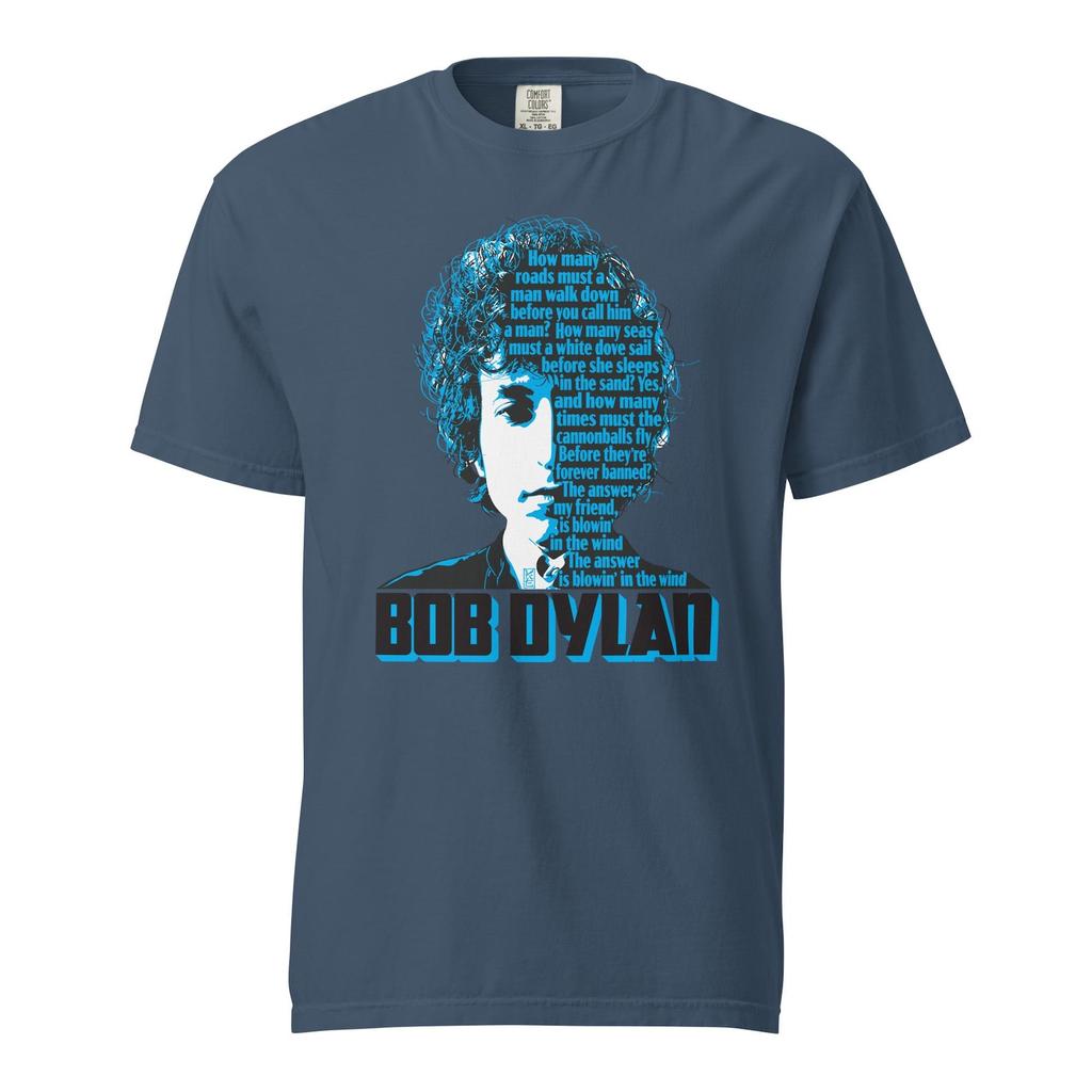 Bob Dylan - Blowin' In The Wind - Comfort Colors Unisex Heavyweight T-shirt