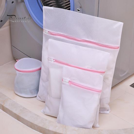 Fine Fabric Washing Bag Mesh Laundry Bags with Large Reinforced Zipper Garment Protection Wash Capacity Breathable Anti-Deformation Underwear